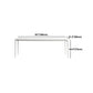 Modern White Dining Table Set 1/2/5/6/7 Pieces Rectangle Dinette Set with Sintered Stone Clearhalo 'Dining Room Sets' 'Dining Tables & Seating' 'dining_room_set' 'furn' 'furn_dining_room_set' 'Furniture' 'Kitchen & Dining Furniture' 5246040