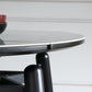 Modern Scalable Dinette Set 1/4/5/7 Pieces Round Blue Sintered Stone Top Dining Table Set Clearhalo 'Dining Room Sets' 'Dining Tables & Seating' 'dining_room_set' 'furn' 'furn_dining_room_set' 'Furniture' 'Kitchen & Dining Furniture' 5246079