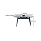 Modern Scalable Dinette Set 1/4/5/7 Pieces Round Blue Sintered Stone Top Dining Table Set Clearhalo 'Dining Room Sets' 'Dining Tables & Seating' 'dining_room_set' 'furn' 'furn_dining_room_set' 'Furniture' 'Kitchen & Dining Furniture' 5246086