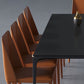 Modern Aluminium Dining Table Set 1/4/5 Pieces Rectangle Dinette Set with Sintered Stone Clearhalo 'Dining Room Sets' 'Dining Tables & Seating' 'dining_room_set' 'furn' 'furn_dining_room_set' 'Furniture' 'Kitchen & Dining Furniture' 5246132