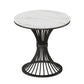 Modern Style Dining Table Sintered Stone Round Table for Dining Room Pedestal Black Clearhalo 'Dining Tables & Seating' 'Dining Tables' 'dining_table' 'furn' 'furn_dining_table' 'Furniture' 'Kitchen & Dining Furniture' 5246248