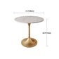Modern Style Dining Table Sintered Stone Round Table for Dining Room Clearhalo 'Dining Tables & Seating' 'Dining Tables' 'dining_table' 'furn' 'furn_dining_table' 'Furniture' 'Kitchen & Dining Furniture' 5246255