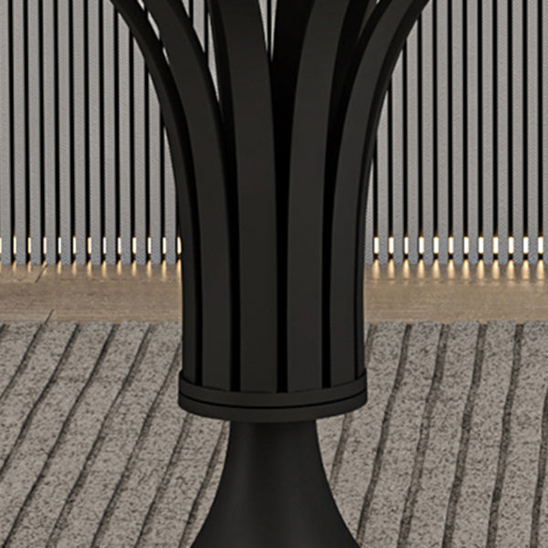 Mesa de comedor redonda moderna Mesa de piedra sinterizada para el comedor