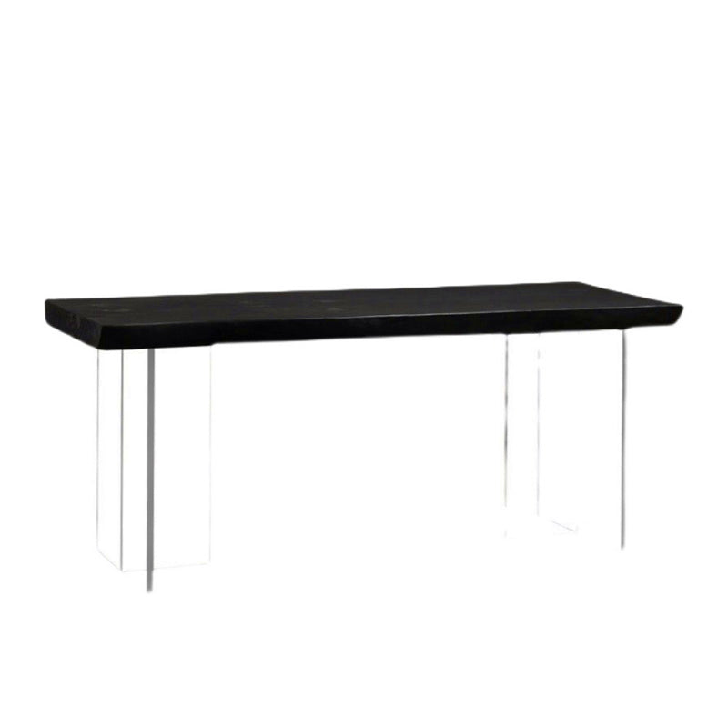 Modern Black Pine Wood Counter Table Specialty Dining Table for Kitchen