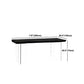 Modern Black Pine Wood Counter Table Specialty Dining Table for Kitchen