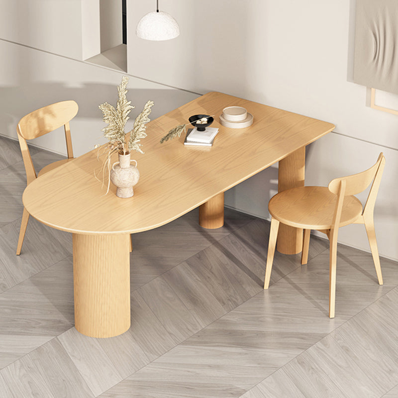 Modern Brown in Pine Counter Table Specialty Dining Table for Kitchen