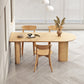 Modern Brown in Pine Counter Table Specialty Dining Table for Kitchen