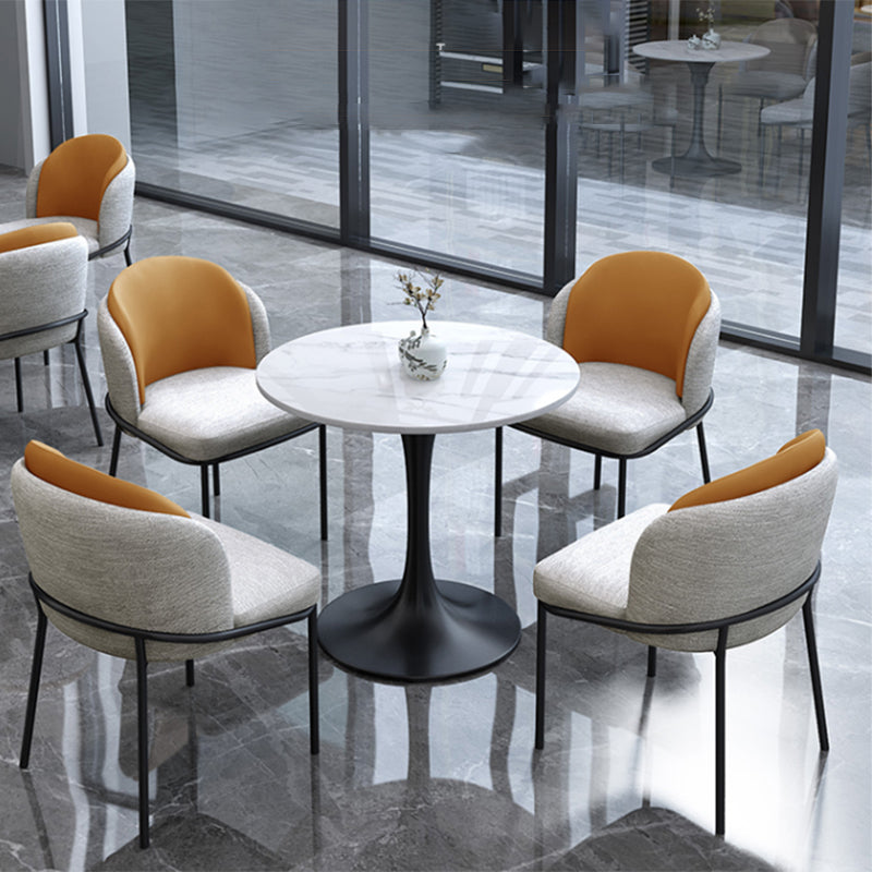 Modern Style Dining Table Sintered Stone Round Tulip Table for Dining Room Clearhalo 'Dining Tables & Seating' 'Dining Tables' 'dining_table' 'furn' 'furn_dining_table' 'Furniture' 'Kitchen & Dining Furniture' 5246401