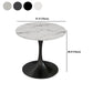 Modern Style Dining Table Sintered Stone Round Tulip Table for Dining Room Clearhalo 'Dining Tables & Seating' 'Dining Tables' 'dining_table' 'furn' 'furn_dining_table' 'Furniture' 'Kitchen & Dining Furniture' 5246407