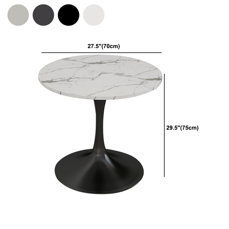 Modern Style Dining Table Sintered Stone Round Tulip Table for Dining Room Clearhalo 'Dining Tables & Seating' 'Dining Tables' 'dining_table' 'furn' 'furn_dining_table' 'Furniture' 'Kitchen & Dining Furniture' 5246407