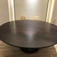 Contemporary Style Dining Table Solid Wood Round Dinner Table for Home Kitchen