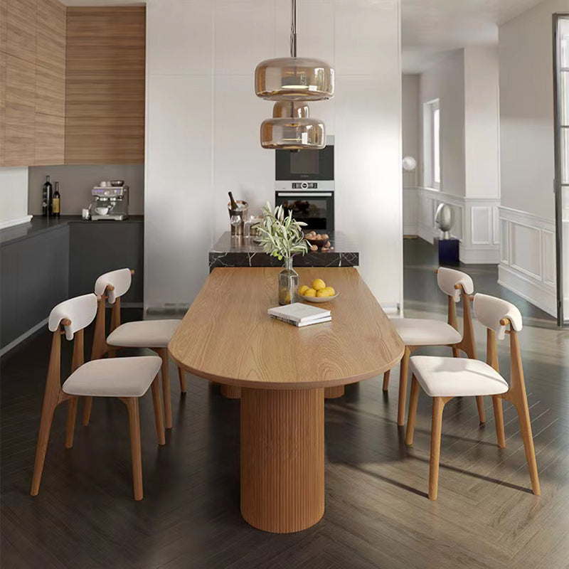 Table de comptoir en bois massif moderne Table à manger spécialisée pour la cuisine