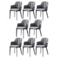 Minimalist Design Upholstered Arm Chair Arm Solid Back Side Chairs