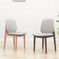Scandinavian Style Linen Dining Chairs Solid Back Chair for Home Clearhalo 'Dining Chairs' 'Dining Tables & Seating' 'dining_chair' 'furn' 'furn_dining_chair' 'Furniture' 'Kitchen & Dining Furniture' 5246724