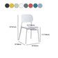 Scandinavian Conference Room Stacking Side Chair Matte Finish Plastic Dining Chair Clearhalo 'Dining Chairs' 'Dining Tables & Seating' 'dining_chair' 'furn' 'furn_dining_chair' 'Furniture' 'Kitchen & Dining Furniture' 5246948