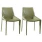 Sedie contemporanee sedia a bracciale per cucina con gambe metalliche