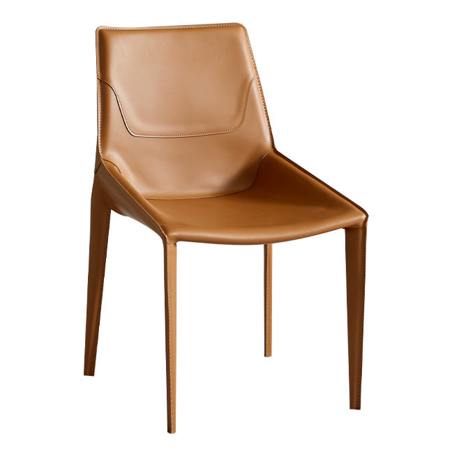 Sedie contemporanee sedia a bracciale per cucina con gambe metalliche