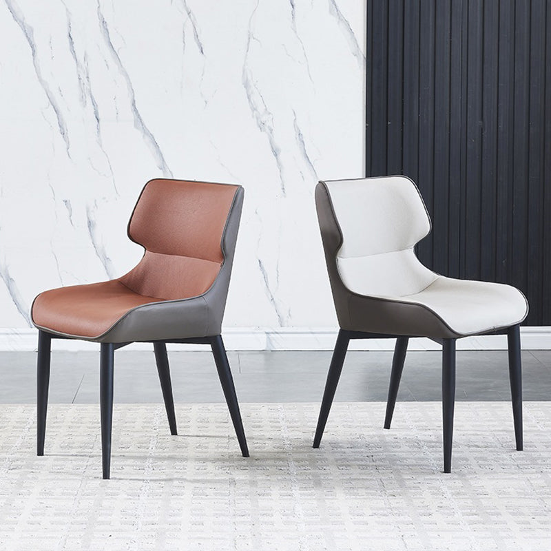 Eigentijdse stoelstoelen stoelen voor keuken met metalen benen