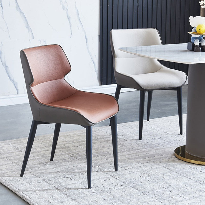 Eigentijdse stoelstoelen stoelen voor keuken met metalen benen