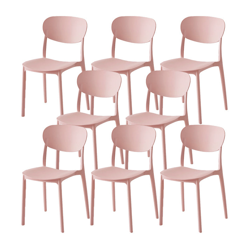 Sedia da pranzo in plastica per finitura opaca scandinava