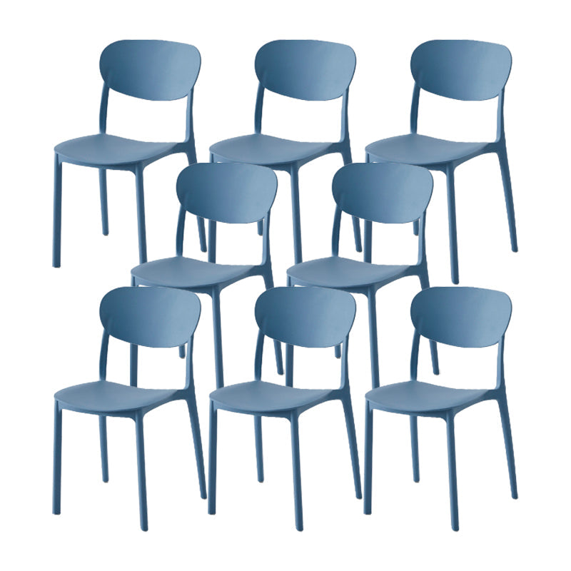 Sedia da pranzo in plastica per finitura opaca scandinava