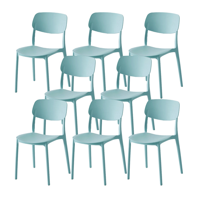 Sedia da pranzo in plastica per finitura opaca scandinava