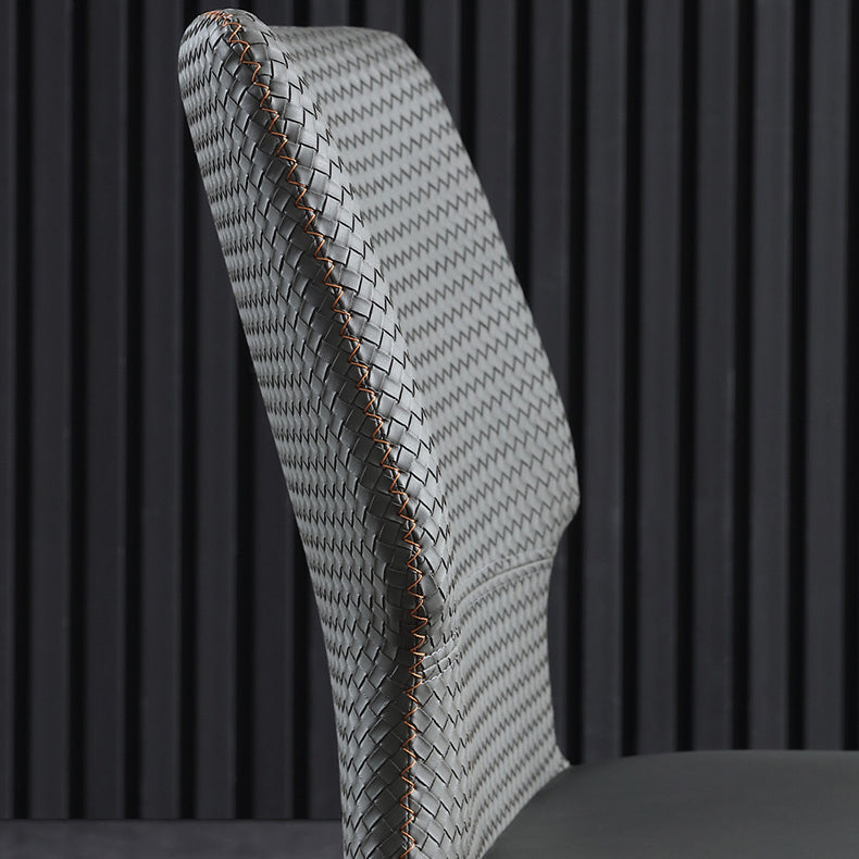 Sedie in stile contemporaneo sedie senza braccia per cucina con gambe metalliche