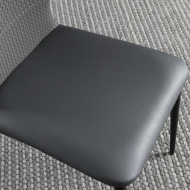 Sedie in stile contemporaneo sedie senza braccia per cucina con gambe metalliche