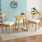 Modern Restaurant Open Back Side Chair Matte Finish Upholstered Dining Chair