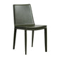 Designer Style Matte Finish Leather Side Chair Solid Back Home Dining Chair Clearhalo 'Dining Chairs' 'Dining Tables & Seating' 'dining_chair' 'furn' 'furn_dining_chair' 'Furniture' 'Kitchen & Dining Furniture' 5247398