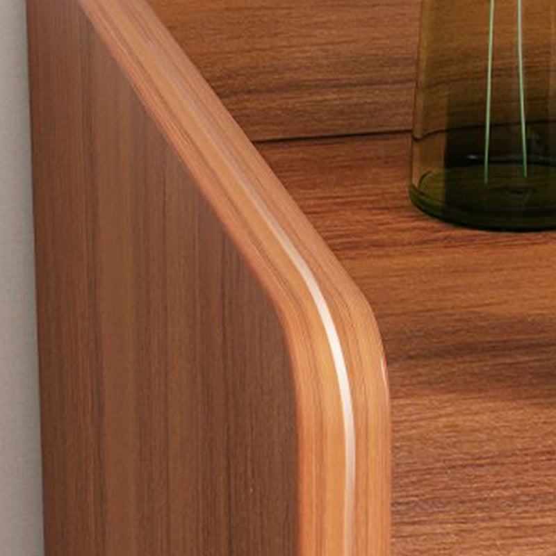 Hölzerne Nachttisch mit 12 "breitem Nachttisch mit Schubladen und Regal