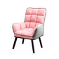 Linen Arms Included Chair 27.5"L x 20.8"W x 39.3" H Chair for Living Room Pink Without Ottoman Clearhalo 'Accent Chairs' 'accent_chairs' 'Chairs & Seating' 'furn' 'furn_accent_chairs' 'Furniture' 'Living Room Furniture' 5247666