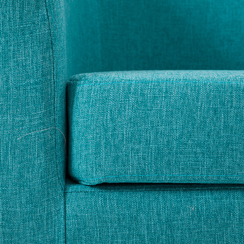 Faux Leather Accent Chair 28.34" L x 28.34" W x 25.59" H Barrel Chair Clearhalo 'Accent Chairs' 'accent_chairs' 'Chairs & Seating' 'furn' 'furn_accent_chairs' 'Furniture' 'Living Room Furniture' 5247697