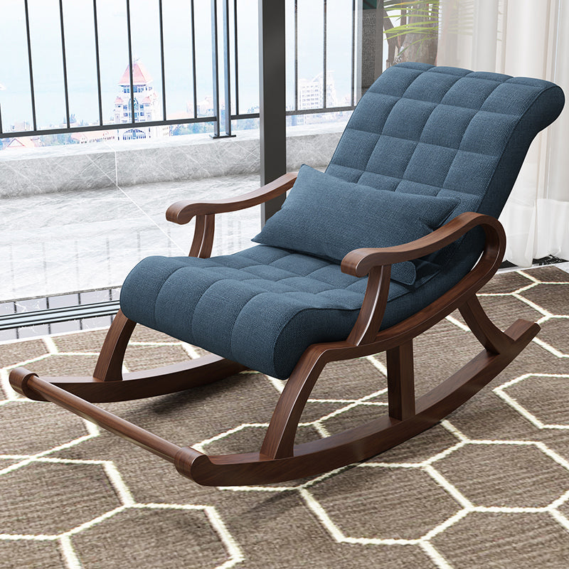 26.37 "L x 49.21" W x 35.03 "H Accent stoel Solid Wood Lounge Chair