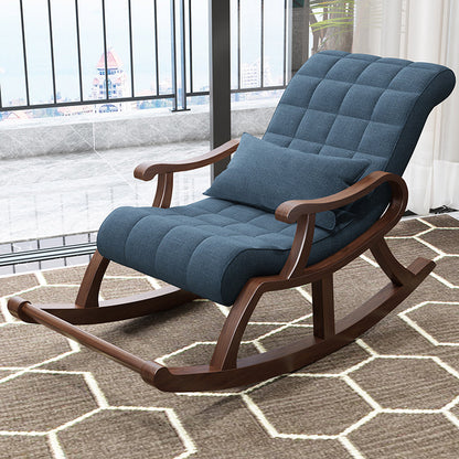 26.37 "L x 49.21" W x 35.03 "H Accent stoel Solid Wood Lounge Chair