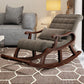 26.37 "L x 49.21" W x 35.03 "H Accent stoel Solid Wood Lounge Chair