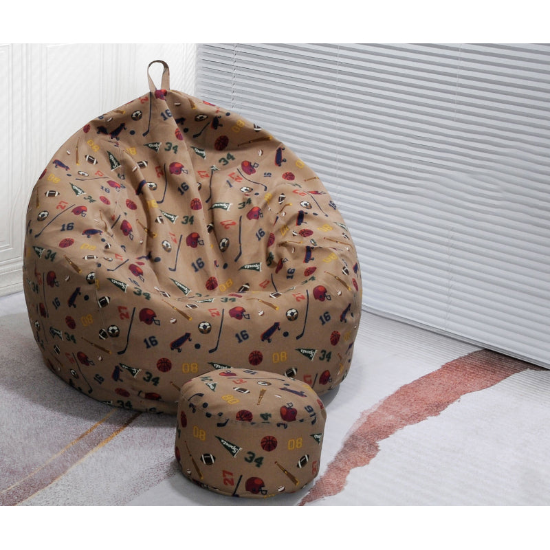 Chaise rond sans bras sans arme avec Ottomans pour le salon