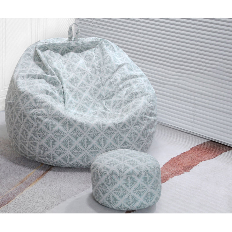 Chaise rond sans bras sans arme avec Ottomans pour le salon