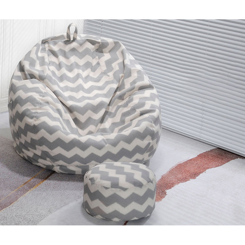 Chaise rond sans bras sans arme avec Ottomans pour le salon