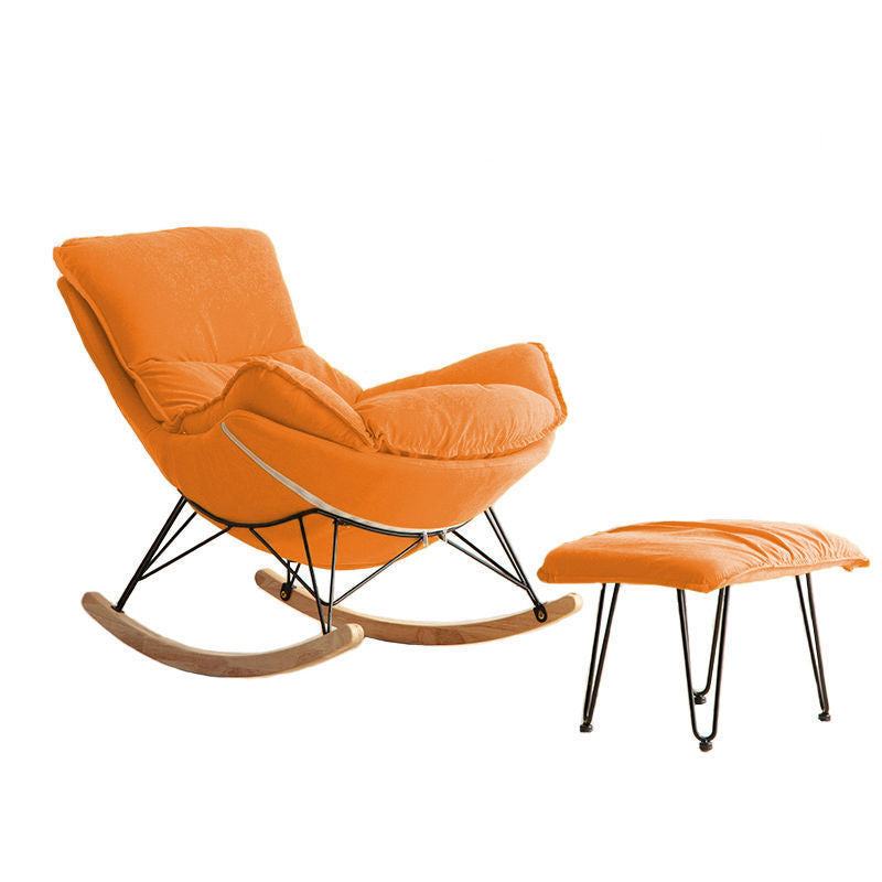 26,77 "l x 37,40" W x 32.28 "Hux in pelle sedia in pelle con cuscini rimovibili