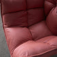 Contemporary 28.3"W Faux Leather Accent Armchair with Flared Arms