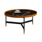 Modern Slate Tray Top 3 Legs Coffee Table White/Black Round Table Clearhalo 'Coffee & Accent Tables' 'Coffee Tables' 'coffee_tables' 'furn' 'furn_coffee_tables' 'Furniture' 'Living Room Furniture' 5248038