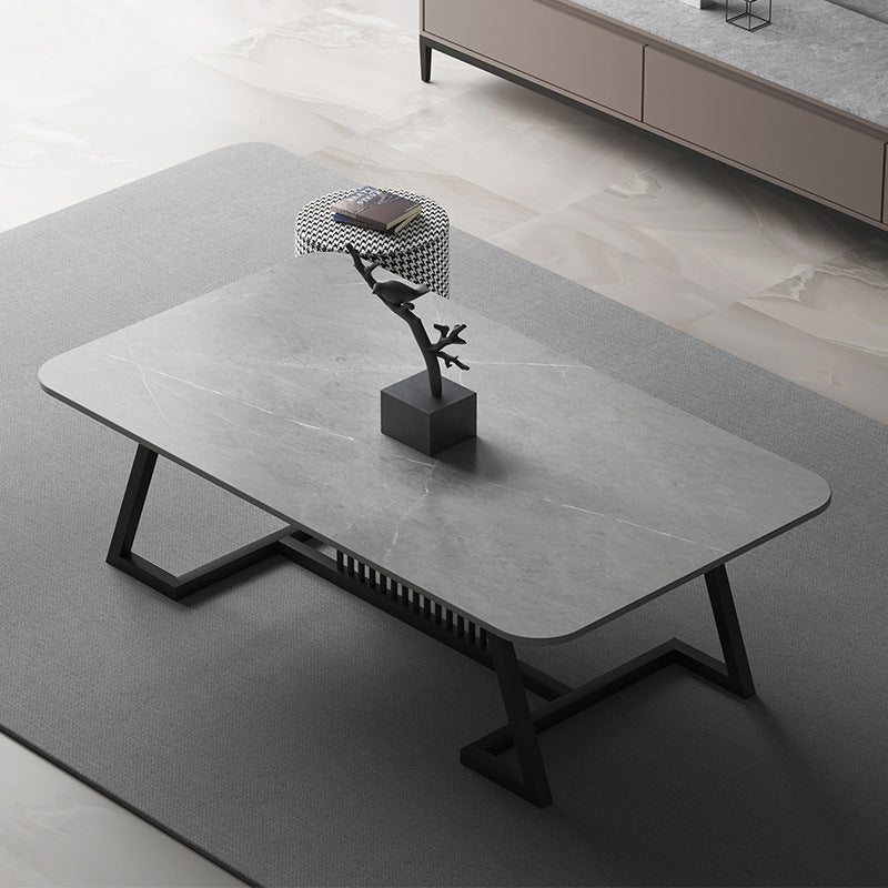 Tavolino rettangolare da caffè da caffè moderno per soggiorno