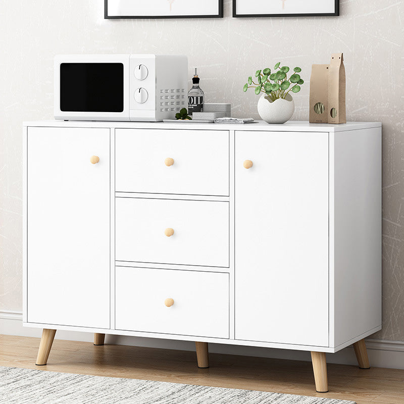 Server del server di pranzo in legno prodotto con porta e cassetto