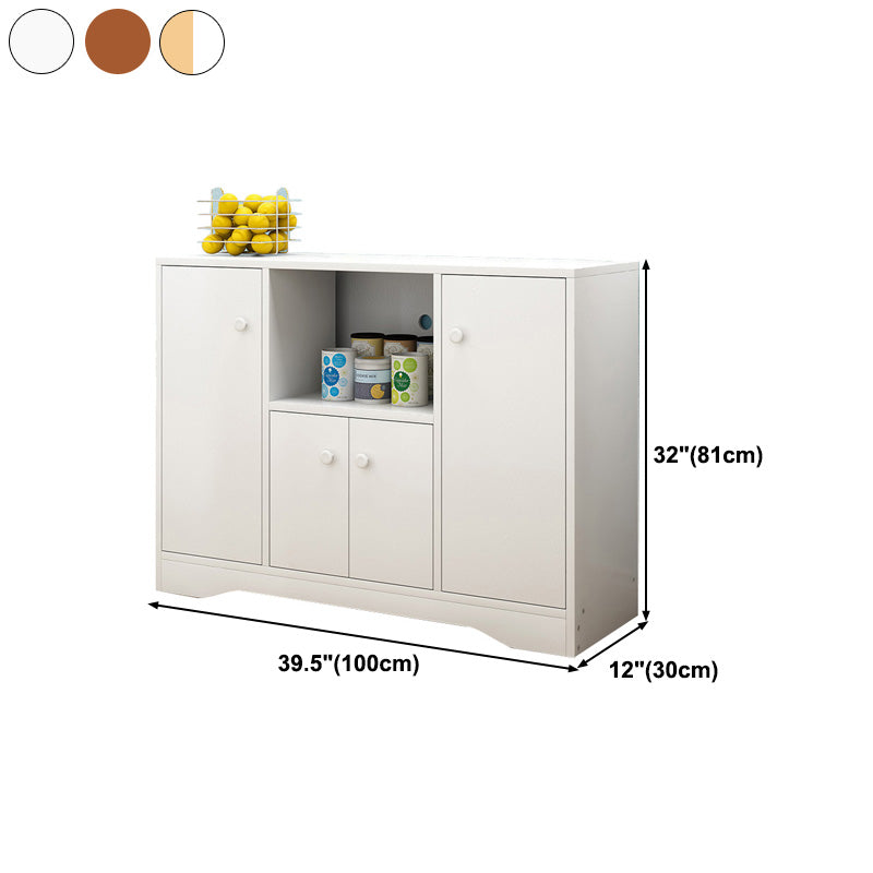 Server del server di pranzo in legno prodotto con porta e cassetto