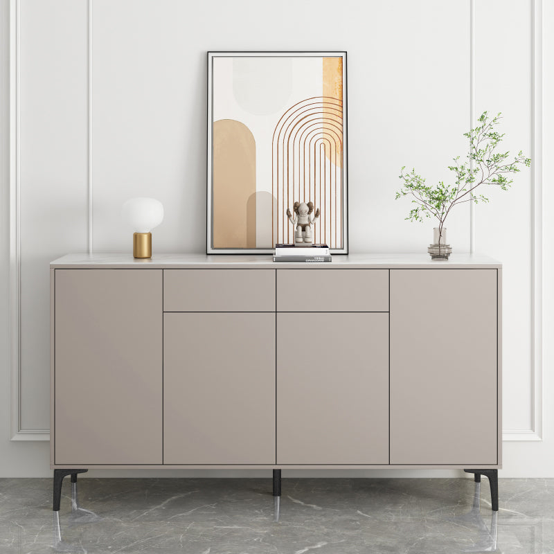 Topboard topboard in pietra in stile moderno Sideboard grigio per cucina