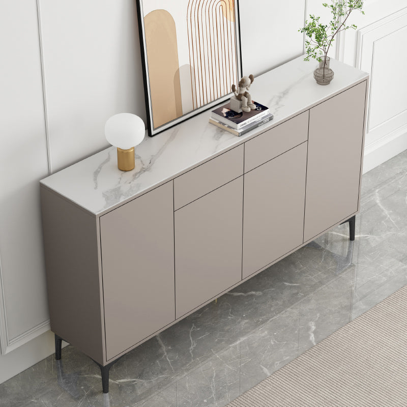 Topboard topboard in pietra in stile moderno Sideboard grigio per cucina