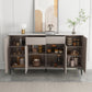 Topboard topboard in pietra in stile moderno Sideboard grigio per cucina