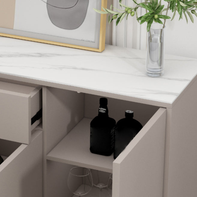 Topboard topboard in pietra in stile moderno Sideboard grigio per cucina