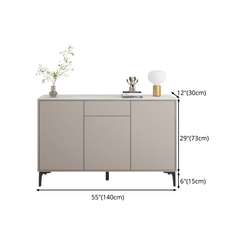 Topboard topboard in pietra in stile moderno Sideboard grigio per cucina